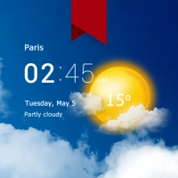 Transparent clock weather Pro MOD